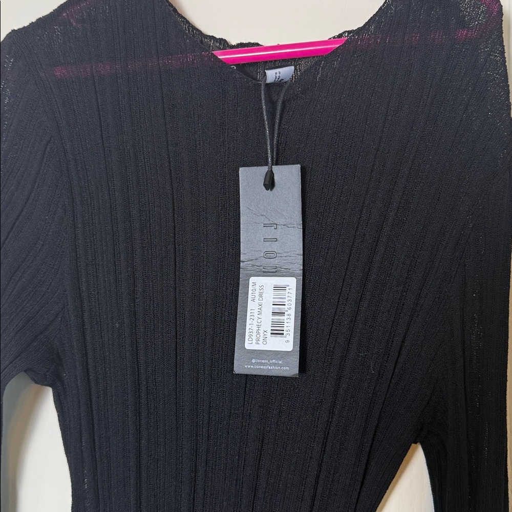 LIONESS Prophecy Maxi Dress - Onyx - Picture 4 of 5